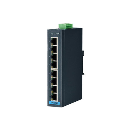 ADVANTECH 8-Port 10/100Mbps Unmanaged Ethernet Switch EKI-2528-BE